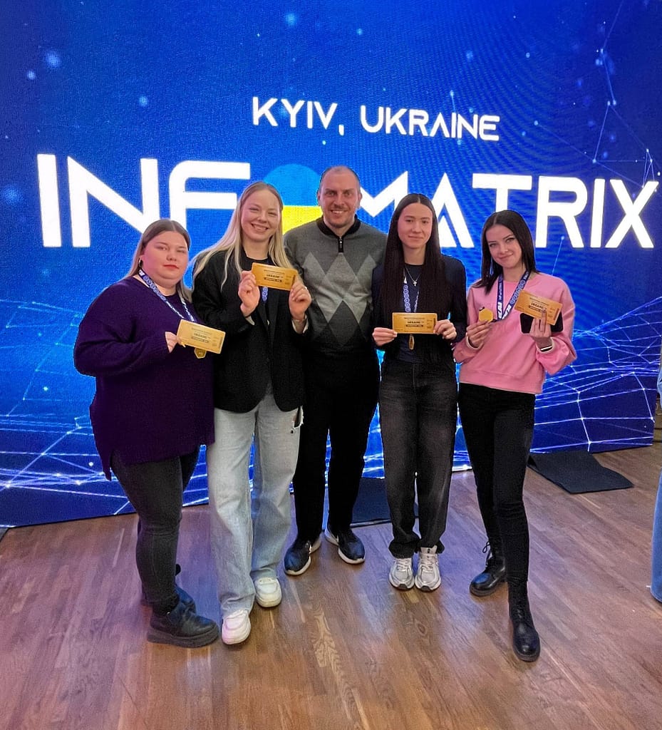 Національний фінал INFOMATRIX UKRAINE 2026: Нова перемога нашої команди! Національний фінал INFOMATRIX UKRAINE 2026: Нова перемога нашої команди!